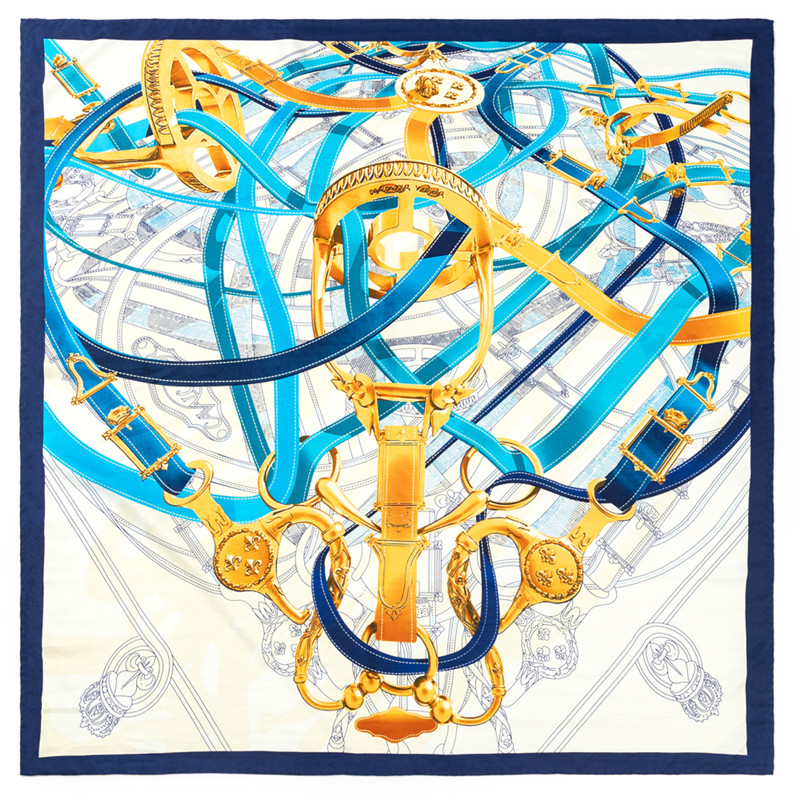 Foulard en soie sergé roulé à  - Silk Scarf Square avis et prix