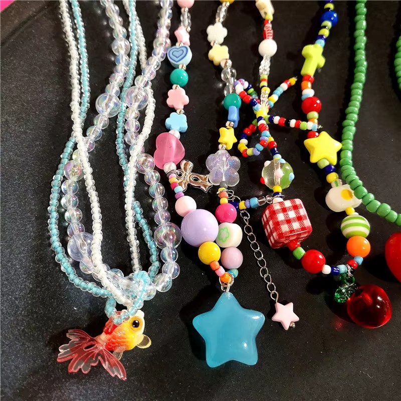 Collier d'été mignon Y2K en fo - Women'S Emo Accessories avis et prix