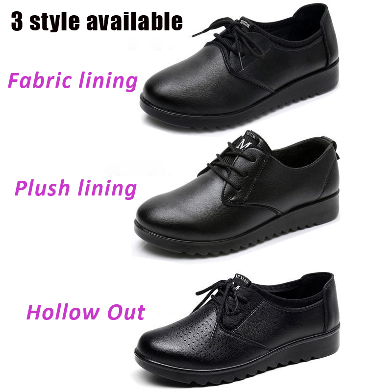 Chaussures Oxford noires solid - Women Kitchen Accessories avis et prix