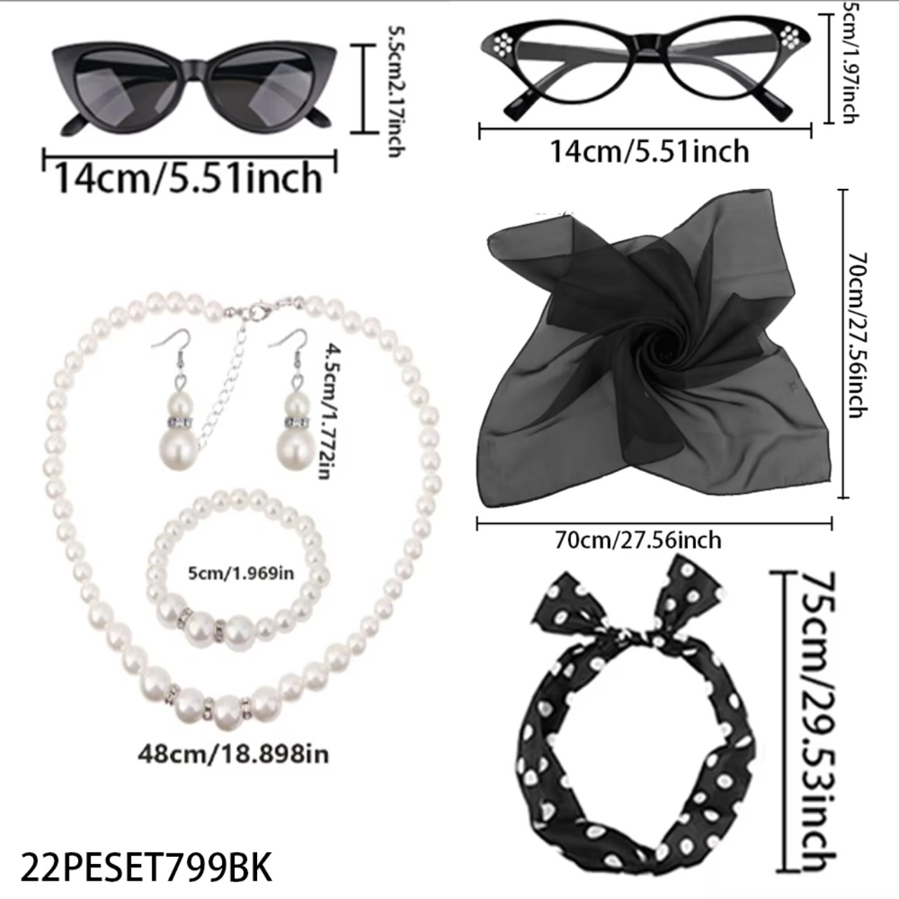 Ensemble d'accessoires de cost - Women'S Accessories In The 1950S avis et prix