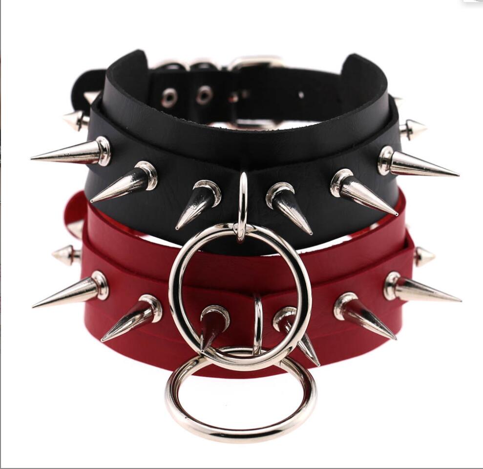 Tour de cou clouté à pointes l - Women'S Emo Accessories avis et prix