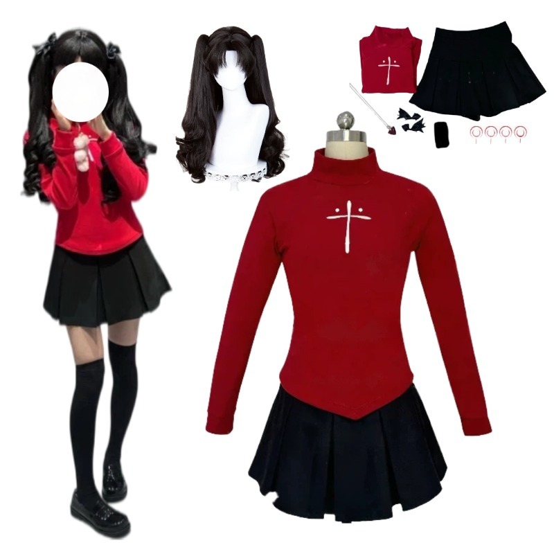 Costume de Cosplay Anime Tohsa - Women'S Red Accessories avis et prix